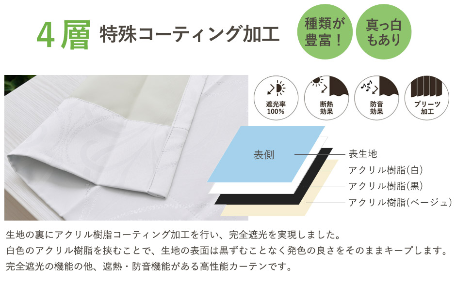 完全遮光カーテン　1194WWJ1260