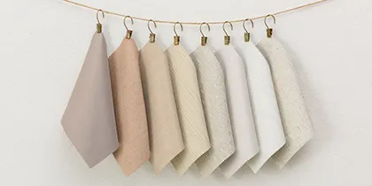 ベージュ・アイボリーのカーテン