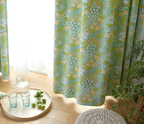 花柄カーテン | 遮光カーテン通販専門店 ふくろうのカーテン