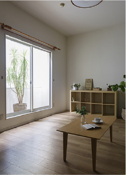 レースカーテンなし