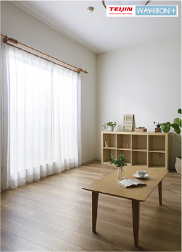 採光レースカーテン