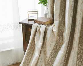 6色から選べる裏地付き二重遮光カーテン