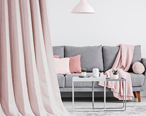 ピンク 11色 国産最高峰の品質の防炎１級遮光カーテン