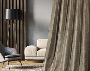 ブラウン 11色 国産最高峰の品質の防炎１級遮光カーテン