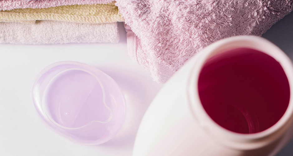 汚れた部分を下洗いする