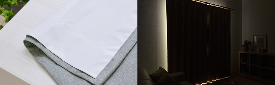 ホテルで採用される高性能裏地生地を使用