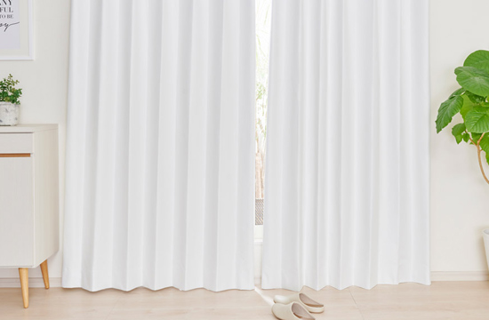 圧倒的人気の真っ白な完全 1 級遮光カーテン