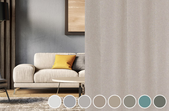 モダンでオシャレなインテリアに合わせたいシームレス完全遮光カーテン YS-2