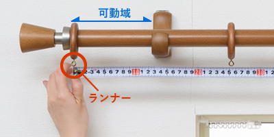 装飾レールの場合