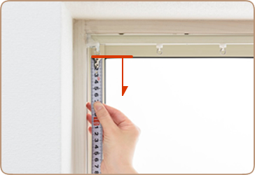 出窓や窓枠内にカーテンを設置する場合
