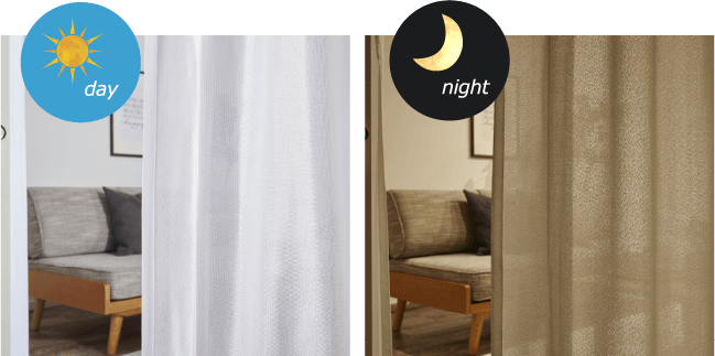 一般的な遮像レースカーテン