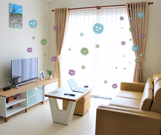 カーテンって意外と汚れてる！