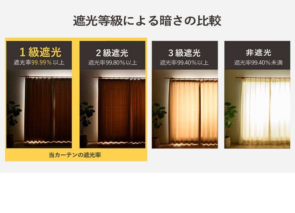 1・2級遮光カーテン　D-1149