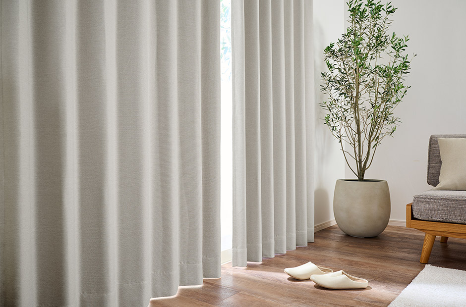 8色　節電対策におすすめ！遮熱効果NO.1の1級遮光カーテン D-1159