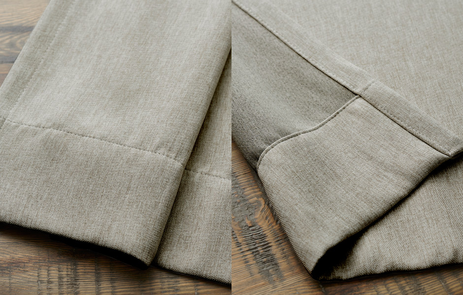 ナチュラルなインテリアによく合う2級遮光防炎カーテン　ジル