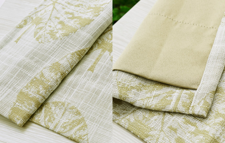 裏地付き３級遮光カーテン　D-1194