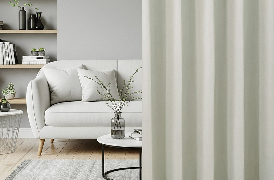 8色 スウェード調・ニュアンスカラーの1・2級遮光防炎カーテン アンズ