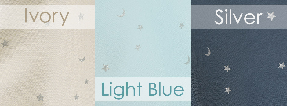 6色　子供部屋に！きらめく星柄がかわいい1・2級遮光カーテン ロケット2（D-1195）