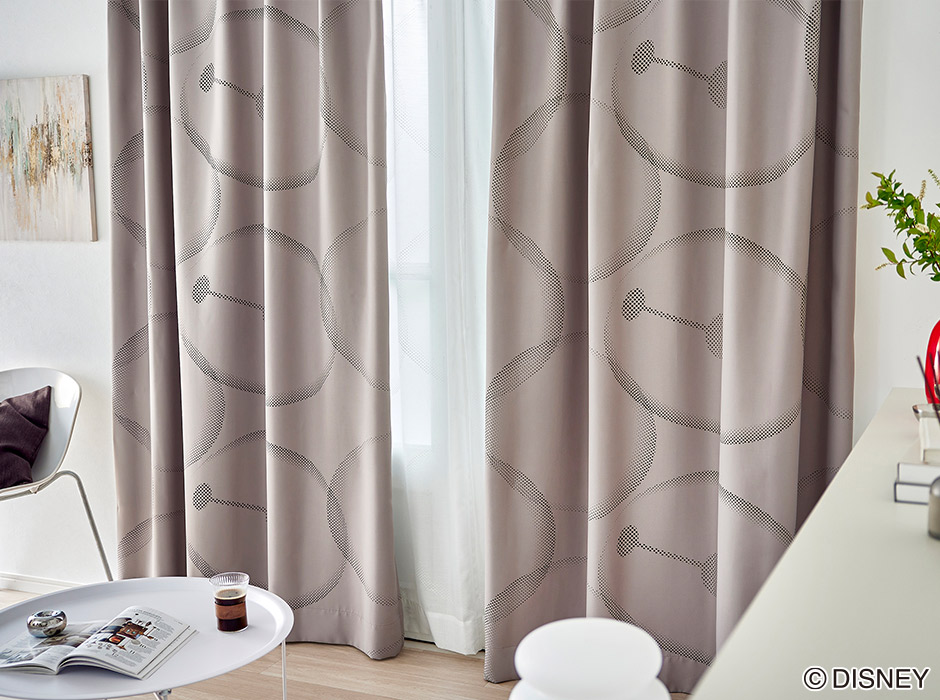 ディズニーカーテン　1・2級遮光カーテン　ベイマックス（D-1196)