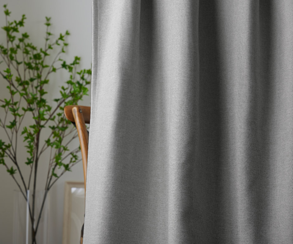 ナチュラルな1級遮光防炎カーテン D4362