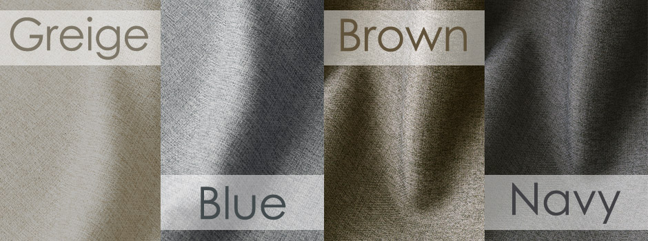 ナチュラルな1級遮光防炎カーテン D4362