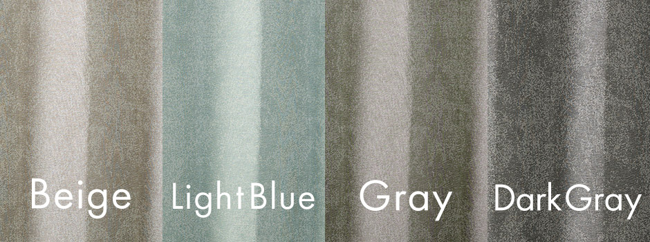 大人モダンなジャガード織ダマスク柄・シームレス完全遮光カーテン　YH23V