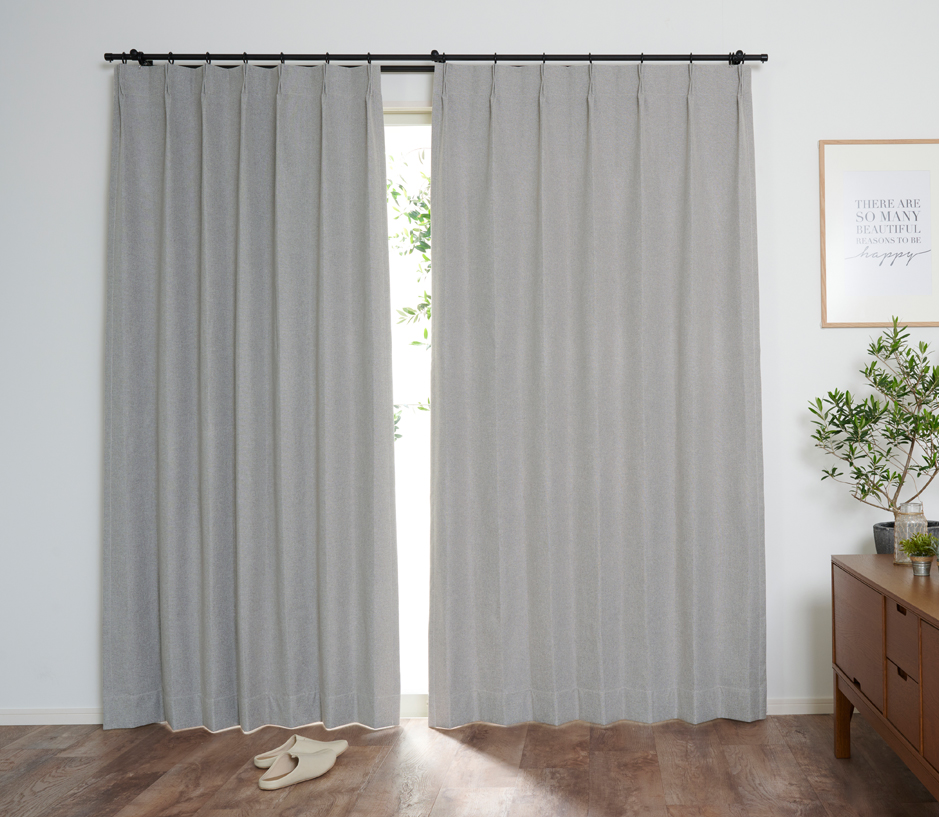 モダンでオシャレなインテリアに合わせたい完全遮光カーテン　YS-2