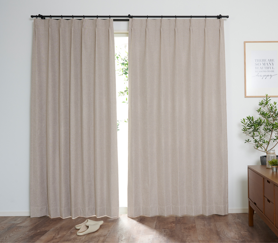 モダンでオシャレなインテリアに合わせたい完全遮光カーテン　YS-2