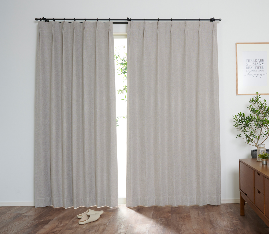 モダンでオシャレなインテリアに合わせたい完全遮光カーテン　YS-2