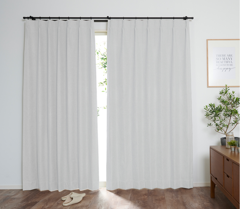 モダンでオシャレなインテリアに合わせたい完全遮光カーテン　YS-2