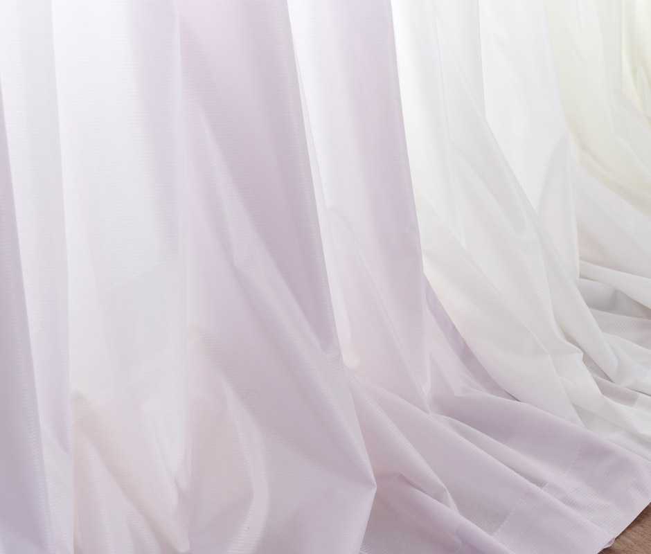 ニュアンスカラーがおしゃれな花粉キャッチ・遮熱・遮像ミラーレースカーテン　L-1212