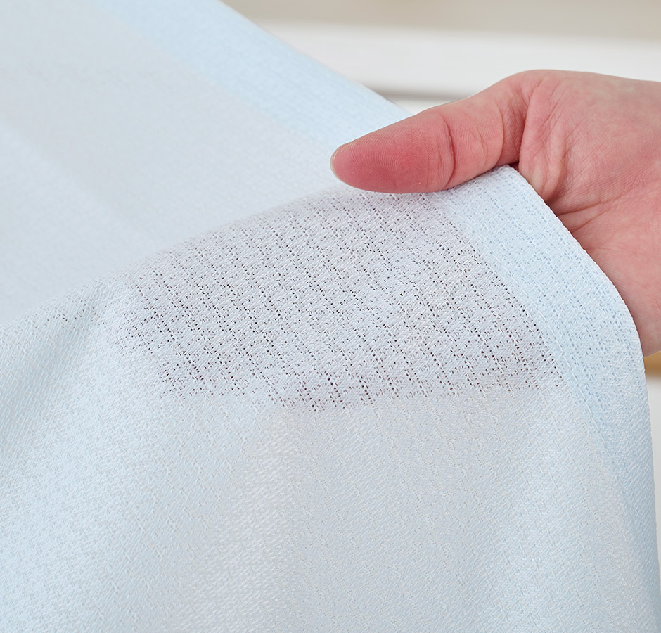 帝人「涼しや(R)」を使用した遮熱・遮像・UVカット・防炎レースカーテン L-1254