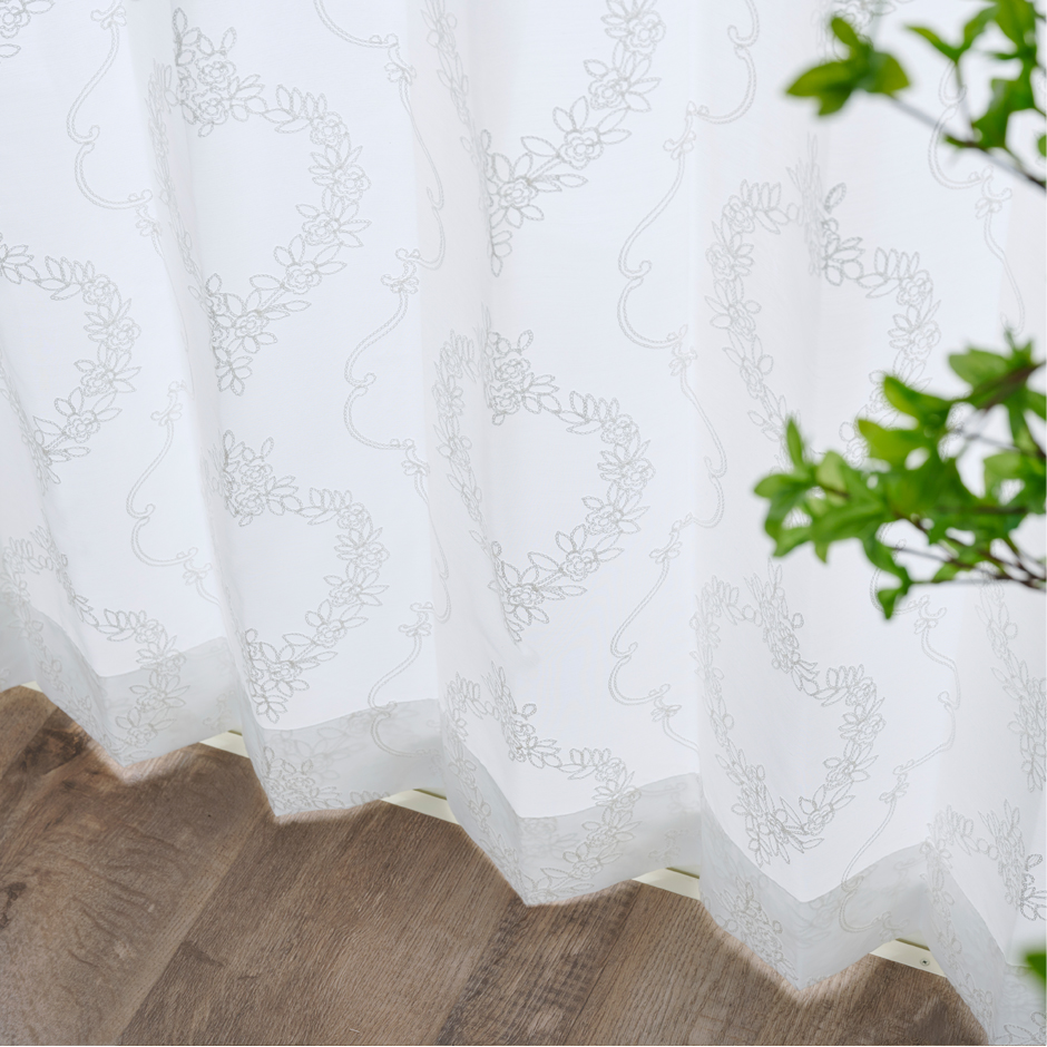 遮熱・UVカットレースカーテン　21-03