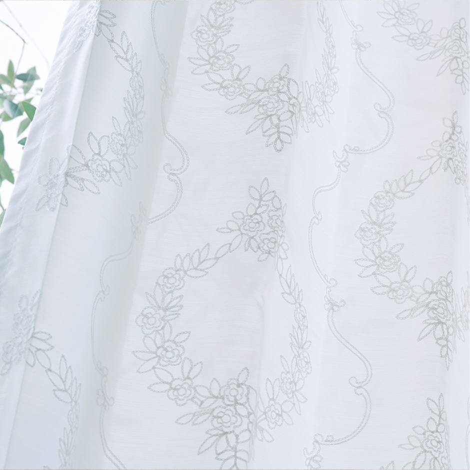 遮熱・UVカットレースカーテン　21-03