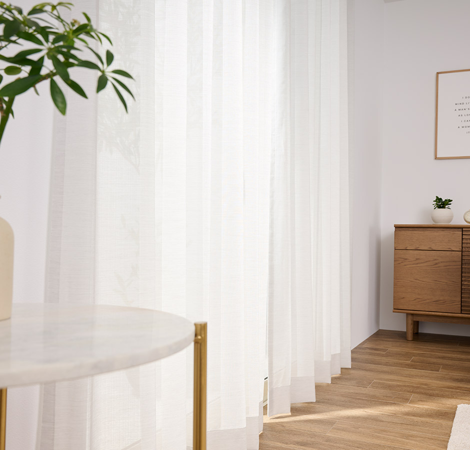 リネンのような風合い 遮熱・UVカットレースカーテン カーヴェ