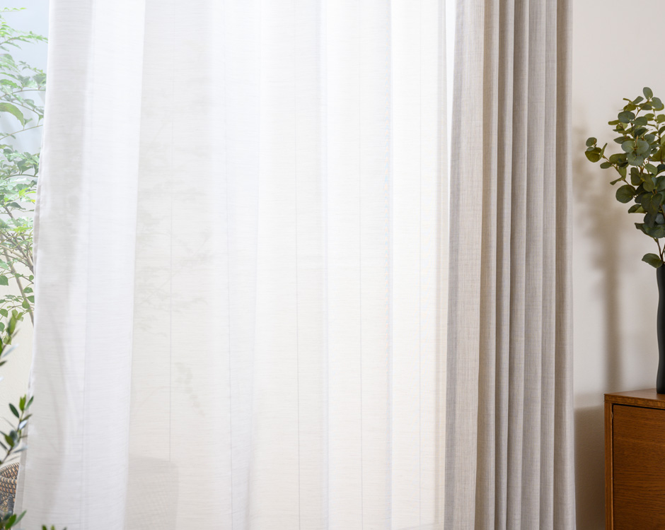 遮熱・UVカットレースカーテン　TDOL7932