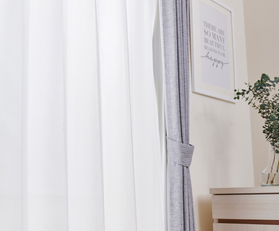 遮熱・UVカットレースカーテン　TDOL7915