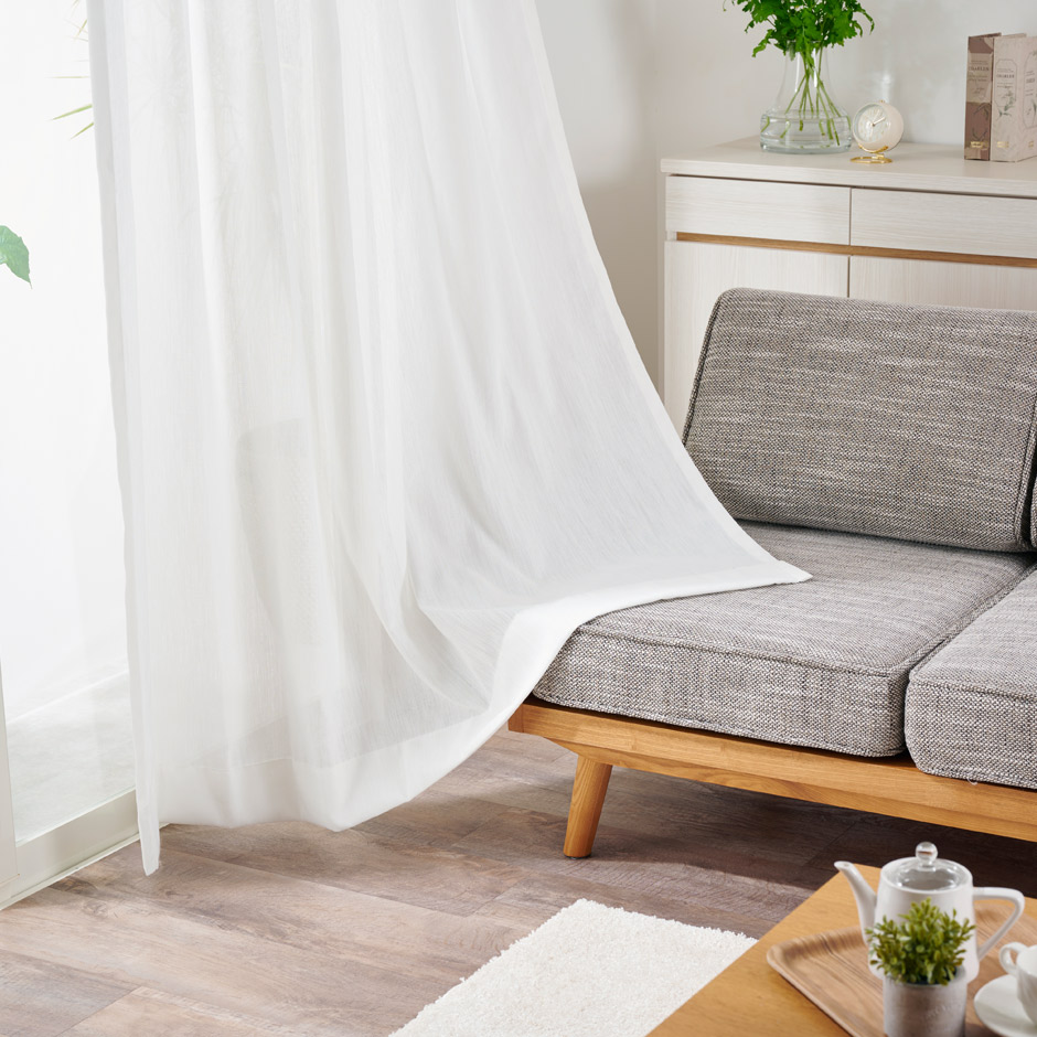 格子状の優しい風合いの遮熱・遮像・UVカットレース TDOL7945