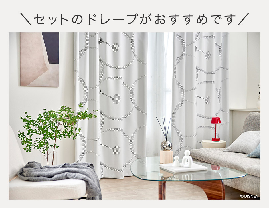 ディズニーレースカーテン　ベイマックスボイル〔ベイマックス〕（L-1296) 