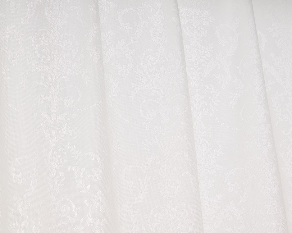 高い遮熱効果で節電対策！外から見えにくいおしゃれなシームレスレースカーテン　L-1217