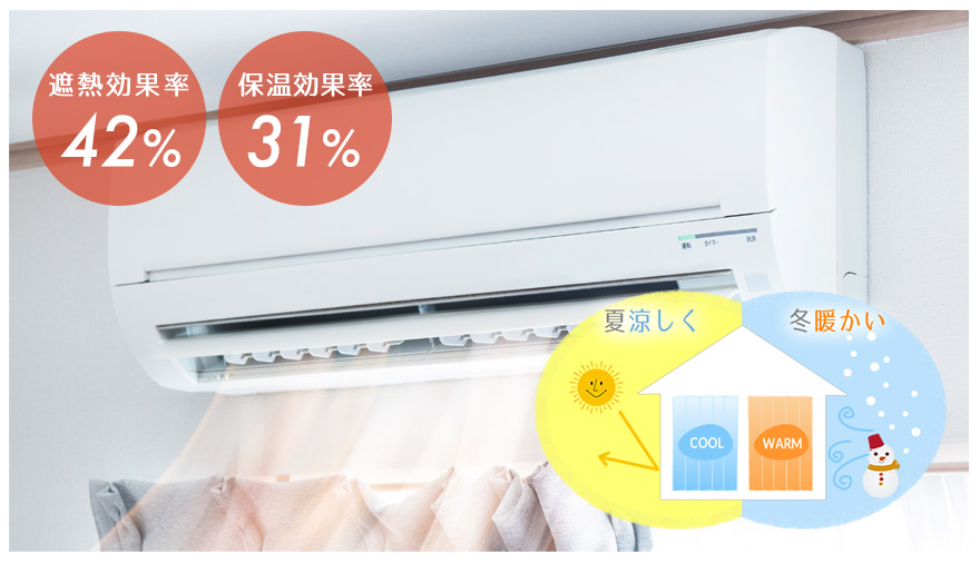 エアコンの効率UP