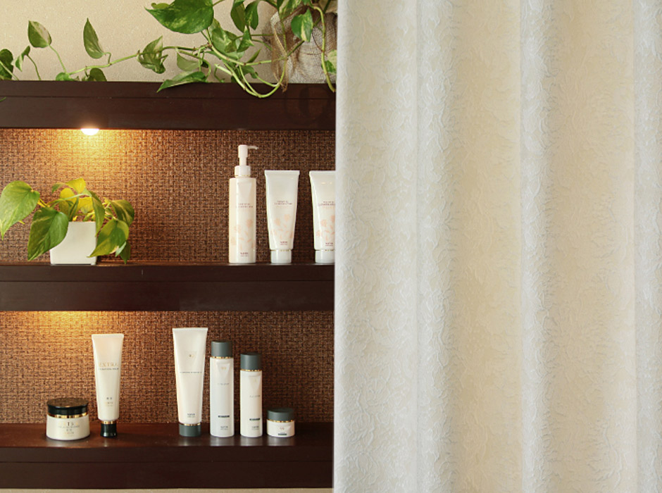 裏地付き3級遮光カーテン　5353