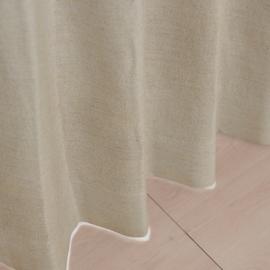 まるでリネンのようなナチュラルな2級遮光カーテン FP0112P
