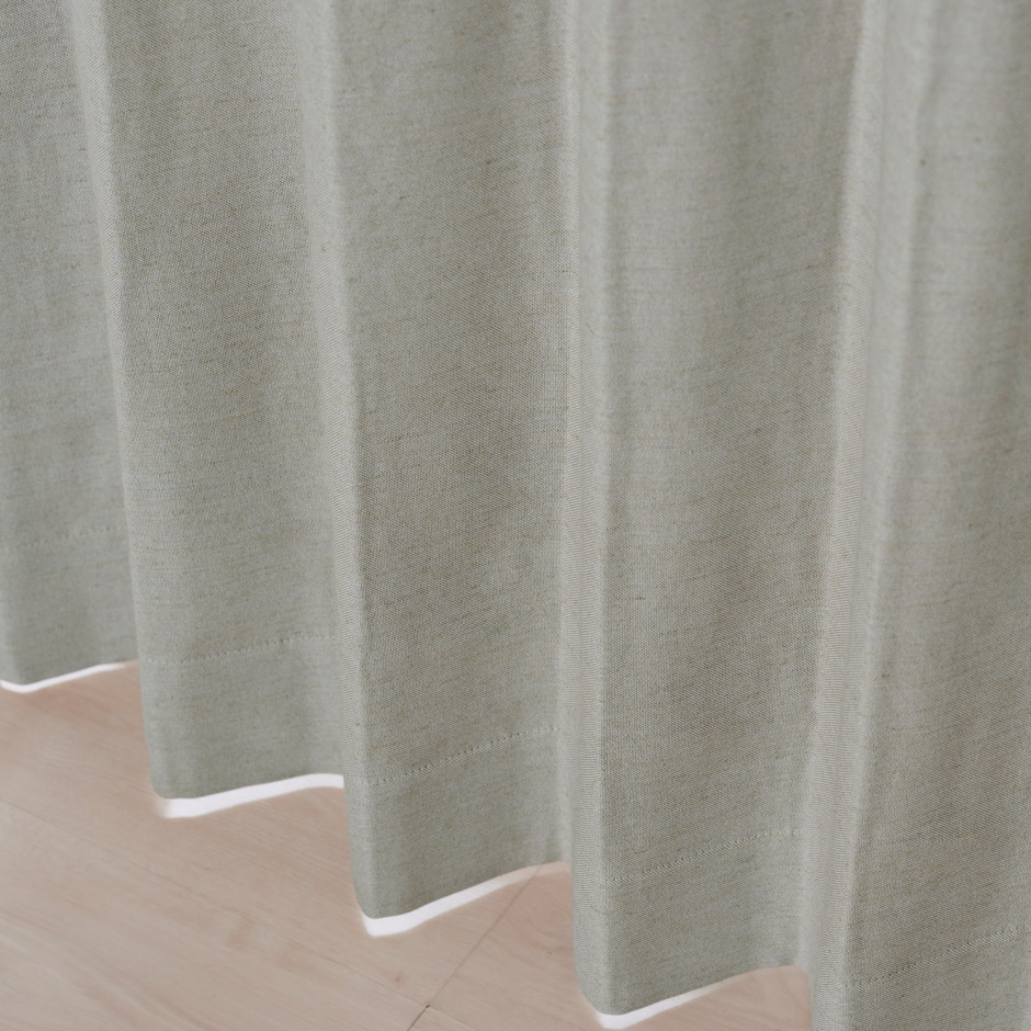まるでリネンのようなナチュラルな2級遮光カーテン FP0112P