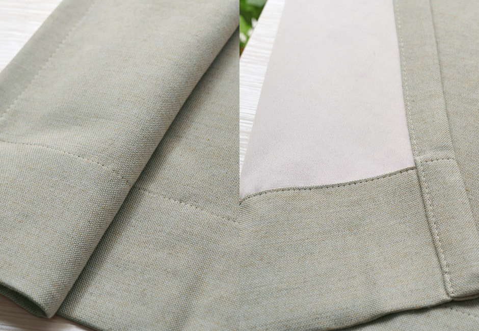 まるでリネンのようなナチュラルな2級遮光カーテン FP0112P