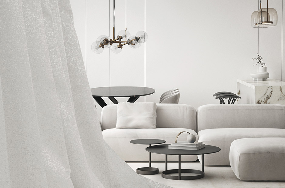 きらめく光沢が美しい2級遮光防炎カーテン CFE203