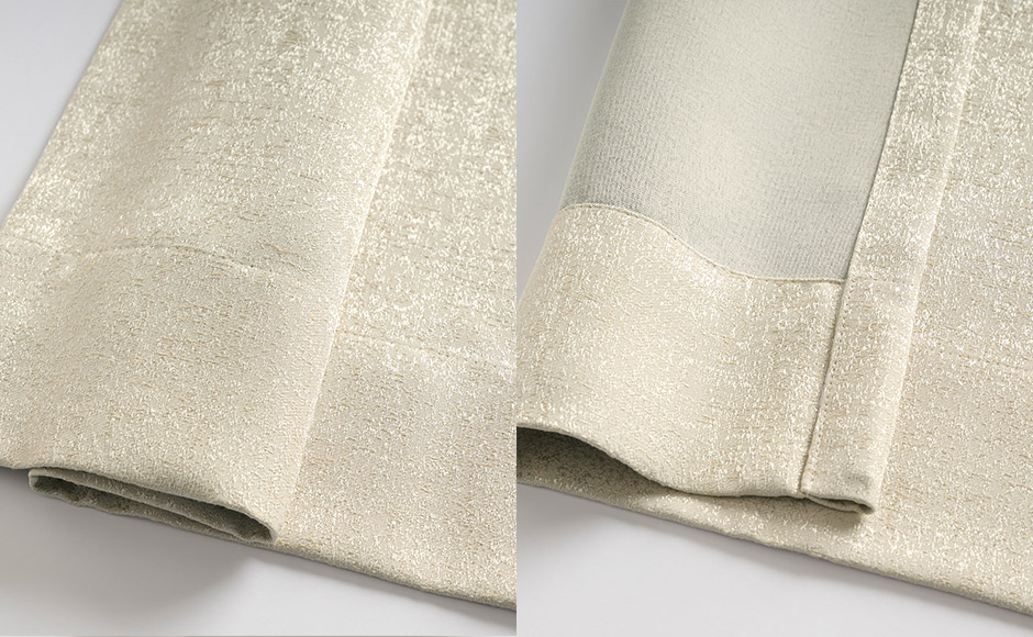 きらめく光沢が美しい2級遮光防炎カーテン CFE203