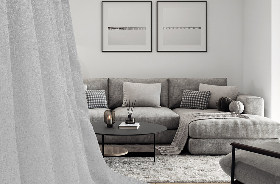 きらめく光沢が美しい2級遮光防炎カーテン CFE203