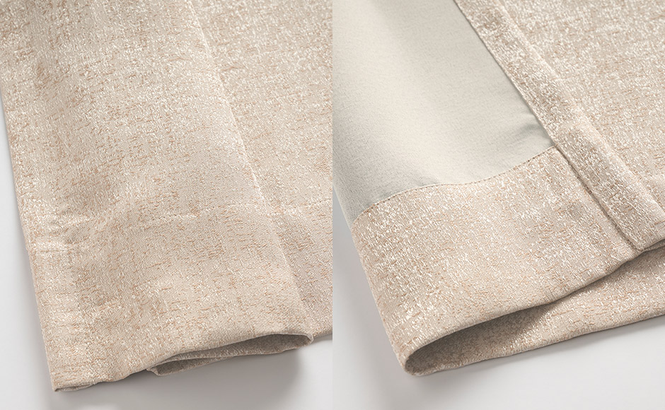 きらめく光沢が美しい2級遮光防炎カーテン CFE203