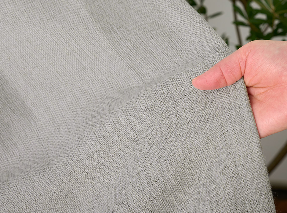 北欧インテリアに!ナチュラルな風合いの1・2級遮光防炎カーテン CFE4829